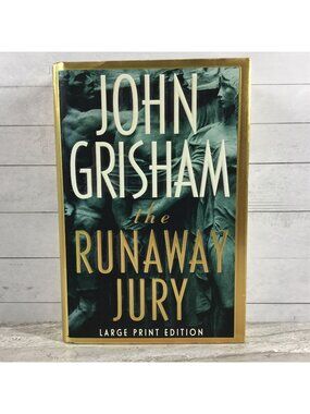 John Grisham The Runaway Jury Large Print Hardcover Book